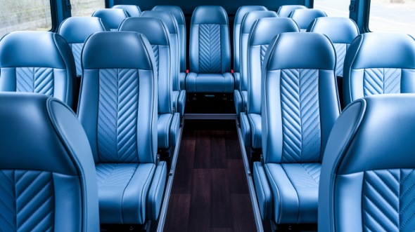 15 passenger minibus interior