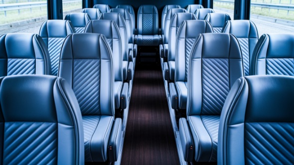28 passenger minibus interior