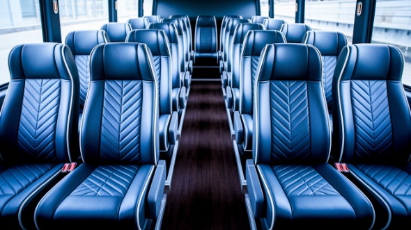hammond 15 passenger minibus inside