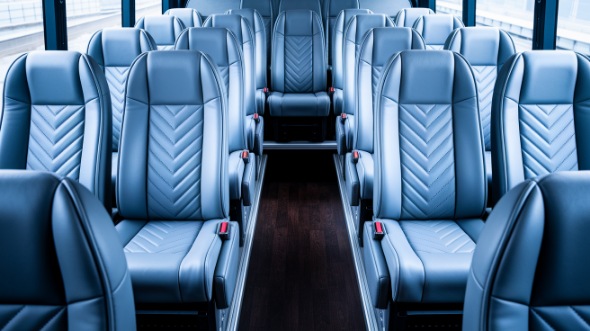 hammond 18 passenger minibus interior