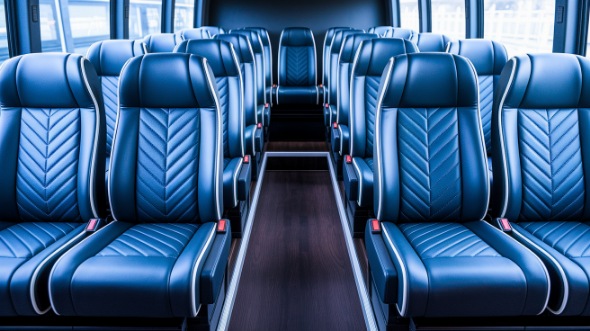 hammond 20 passenger minibus inside