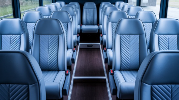 hammond 30 passenger minibus inside