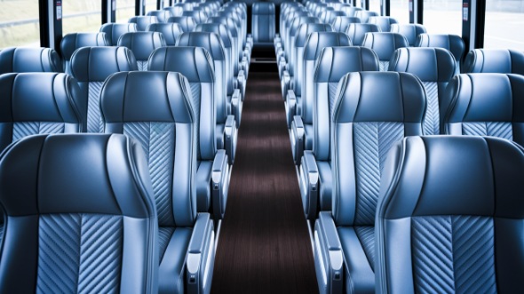 hammond 54 passenger charter bus interior
