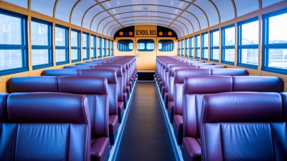 hammond school bus rental inside