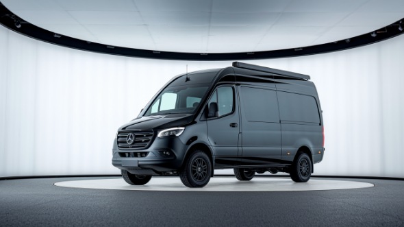 hammond sprinter van with driver