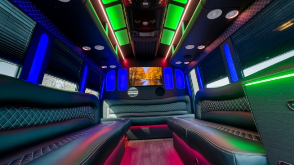 sprinter limo rental interior